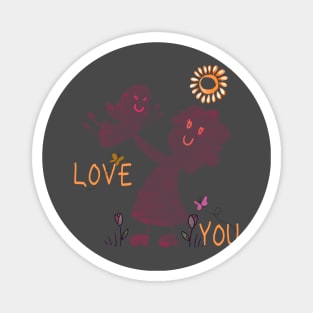 Je t'aime ma maman Magnet